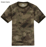 Breathable Quick Dry Army Combat Short Sleeve O-Neck T-Shirt